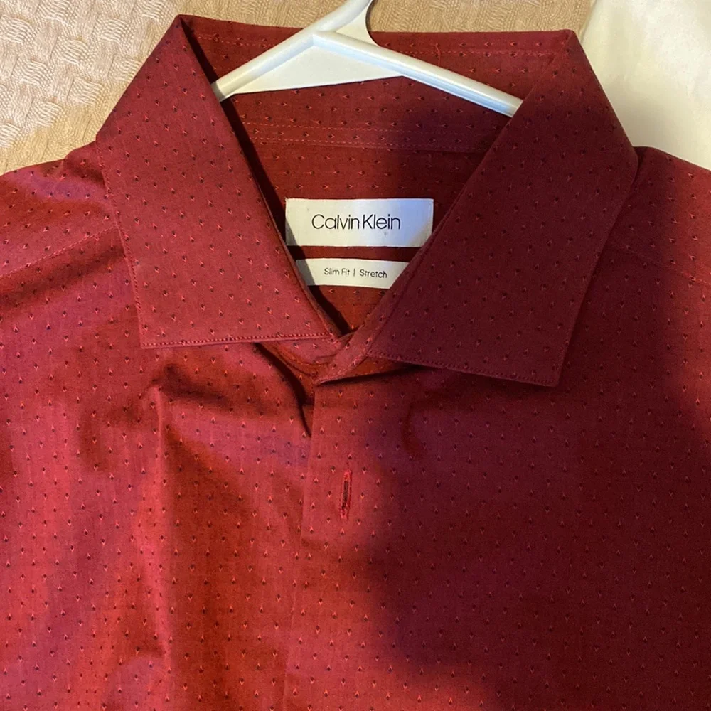 Calvin Klein slim fit stretch dress shirt - Picture 2 of 3